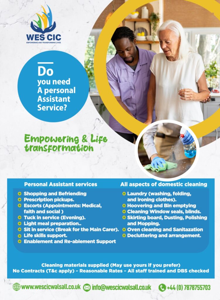 Supporting Independence Through Personal Assistant & Domestic Support Services